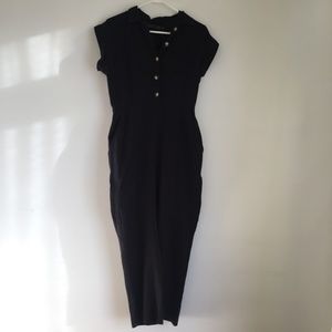 Christy Dawn Phoebe Jumper in Noir Linen